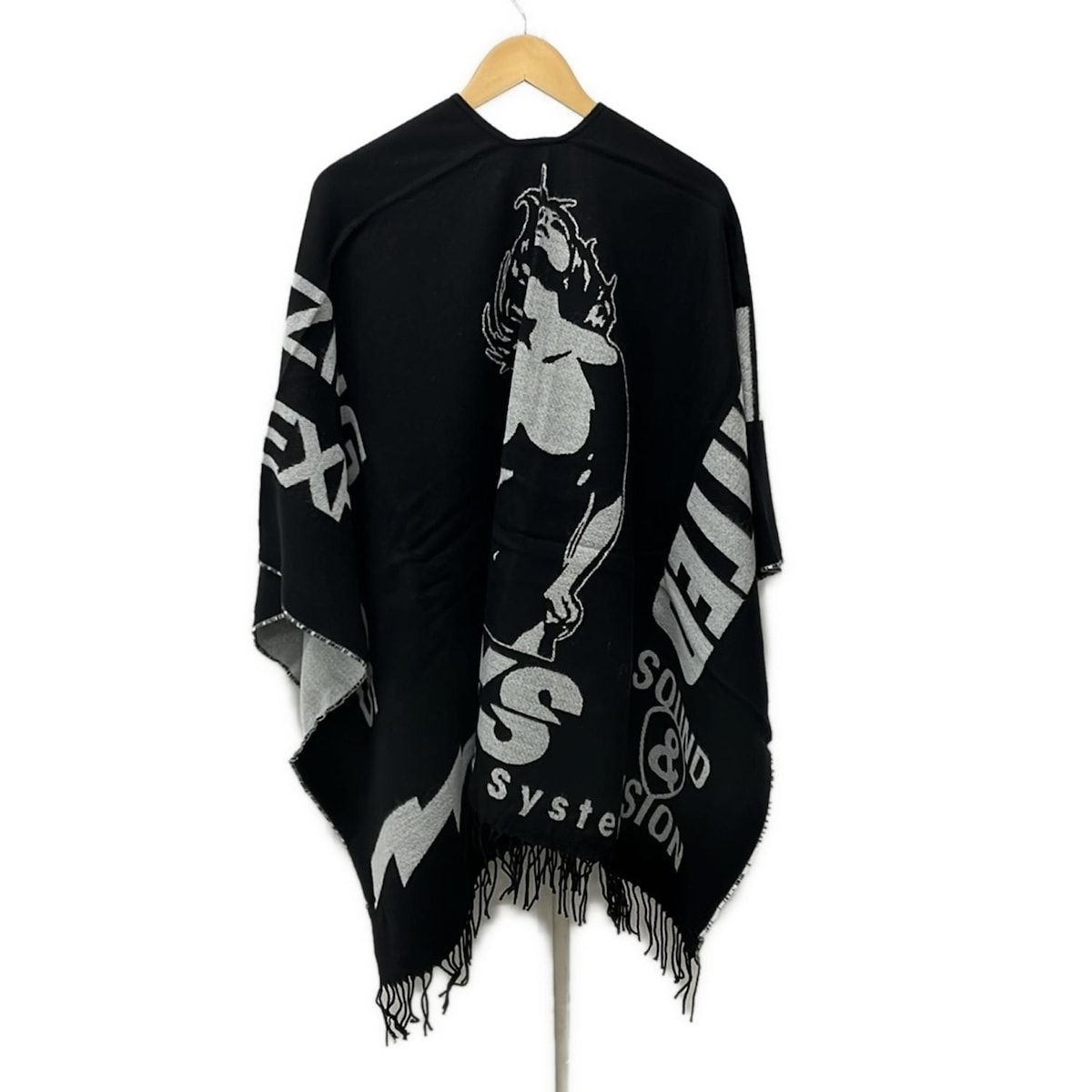 HYSTERIC GLAMOUR(ヒステリックグラマー) ストール(ショール)美品 - 黒