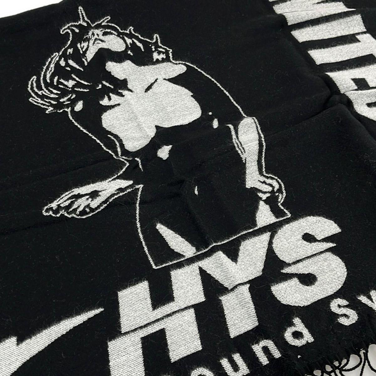 HYSTERIC GLAMOUR(ヒステリックグラマー) ストール(ショール)美品 - 黒