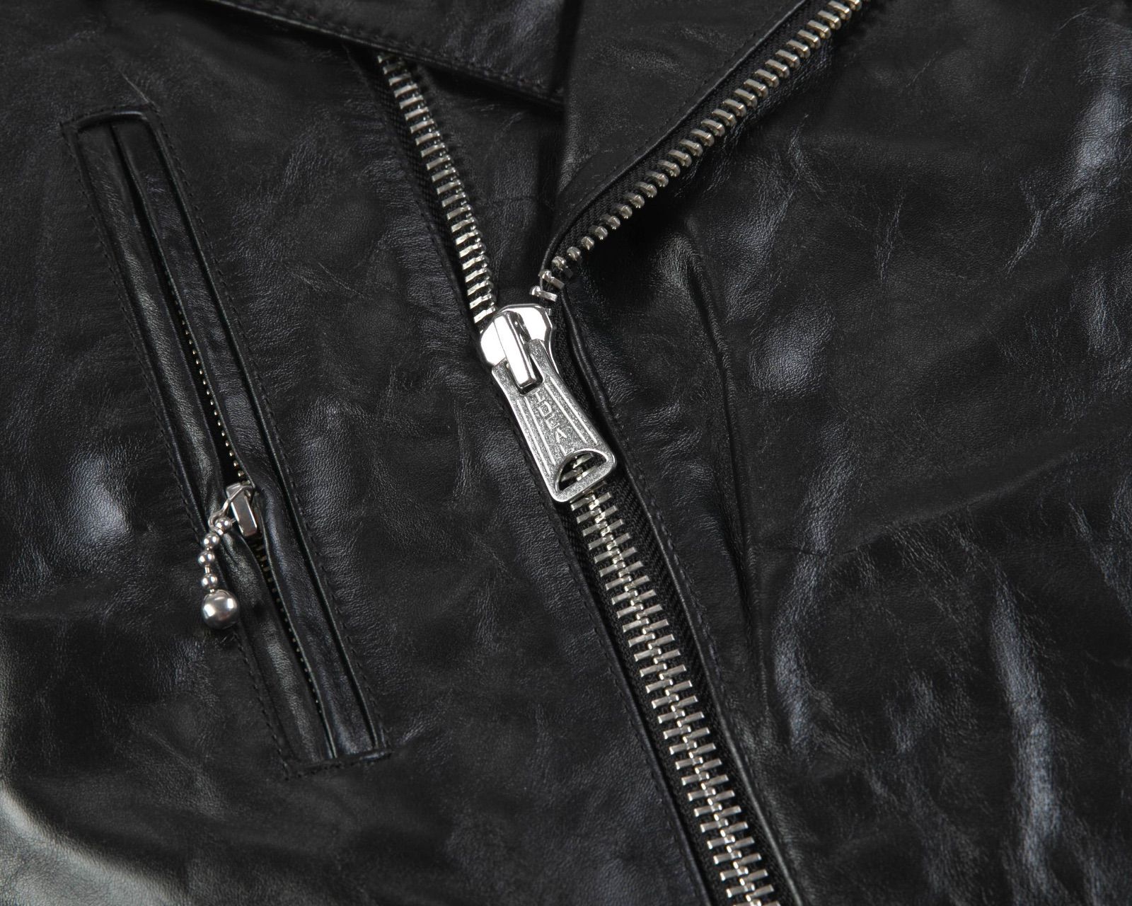 ライトニング 茶芯ホースハイド ダブルライダースレザージャケット L