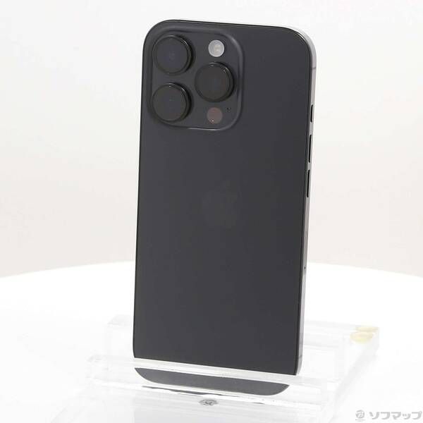中古品〕 iPhone16 Pro 256GB ブラックチタニウム MYN03J／A SIMフリー
