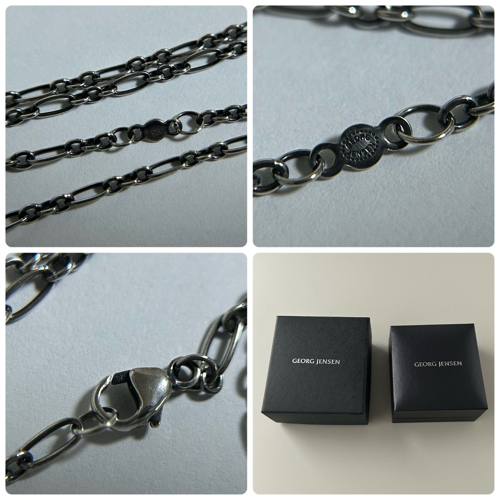 マ*ル様   ジョージジェンセンSILVER 925 Georg Jensen ジョージジェンセン ヘマタイトリング 指輪 SV925