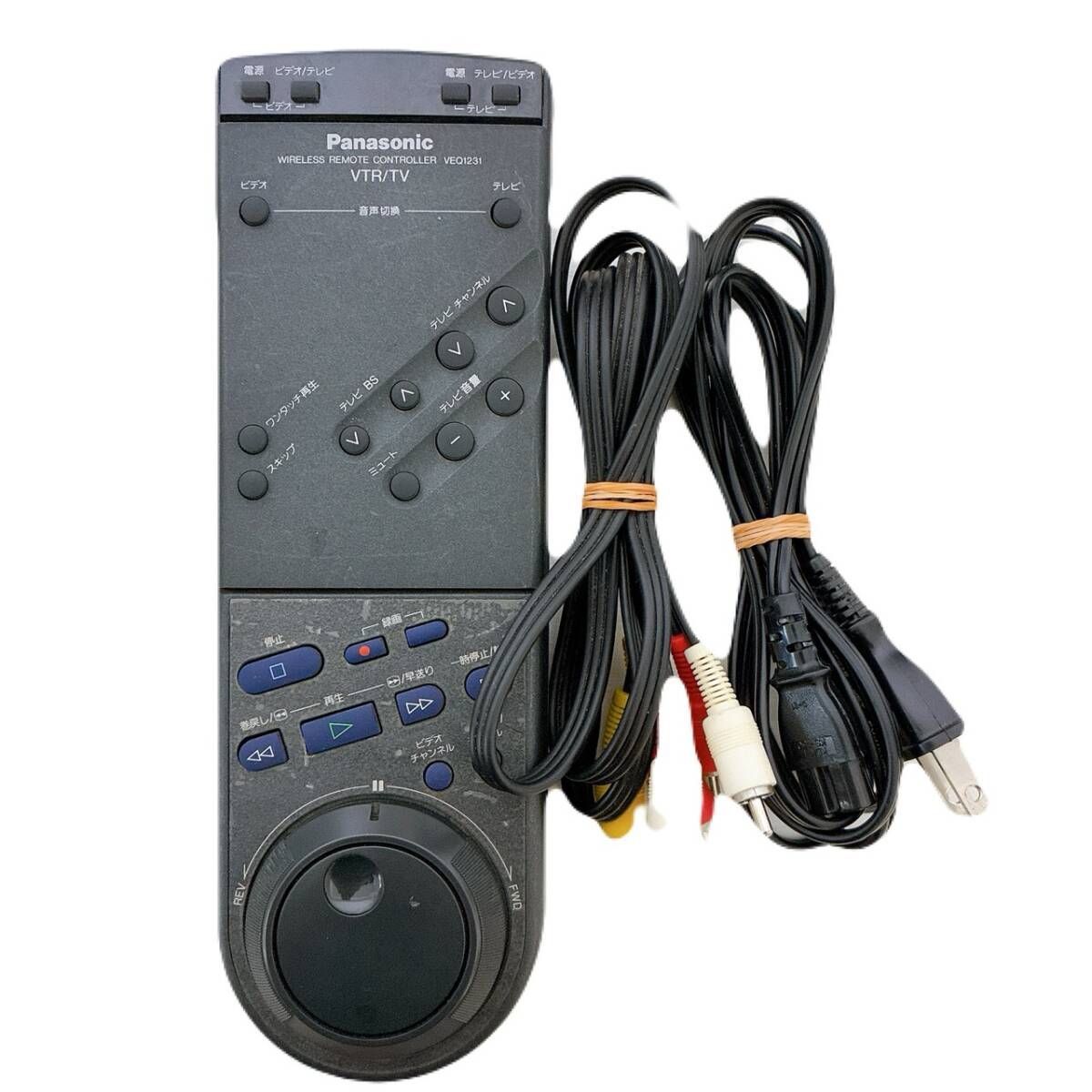 整備品 Panasonic パナソニック ビデオデッキ VHS NV-HV 72 G リモコン付 ケーブル付