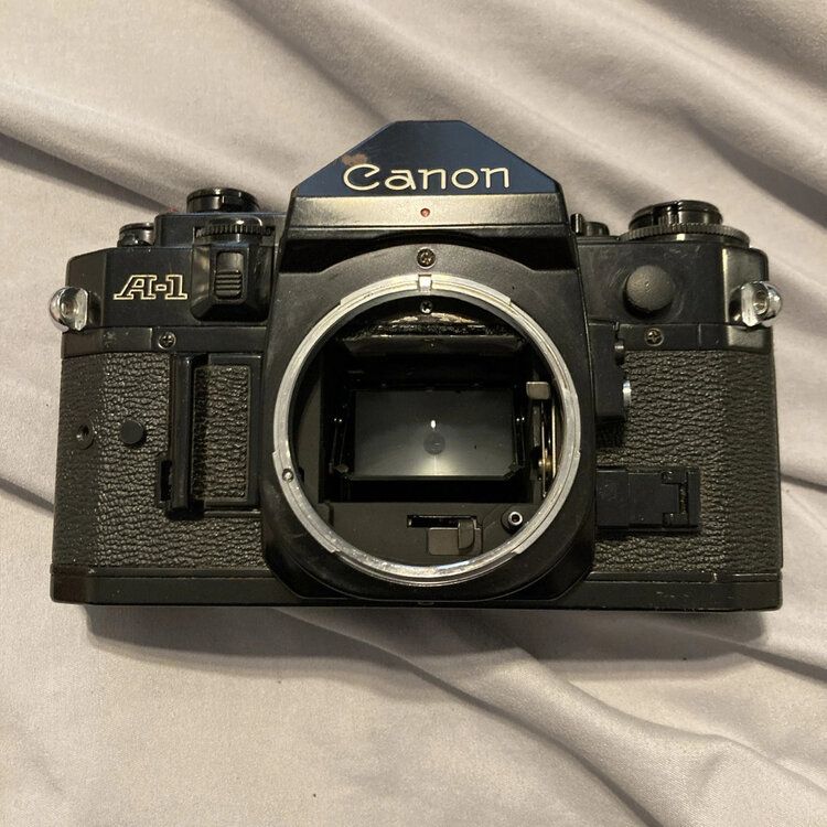 カメラ Canon キヤノン A-1 ジャンク Black フィルムカメラ ジャンク