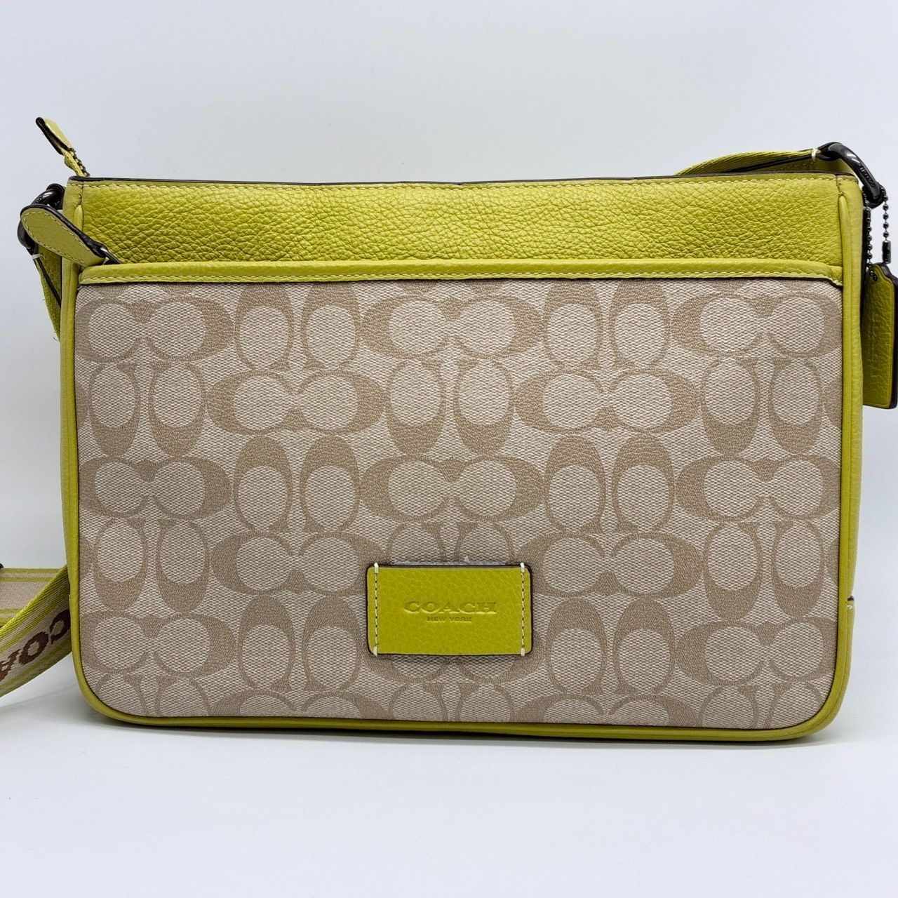 レディース 【極美品】COACH コーチ シグネチャー ショルダーバッグ 