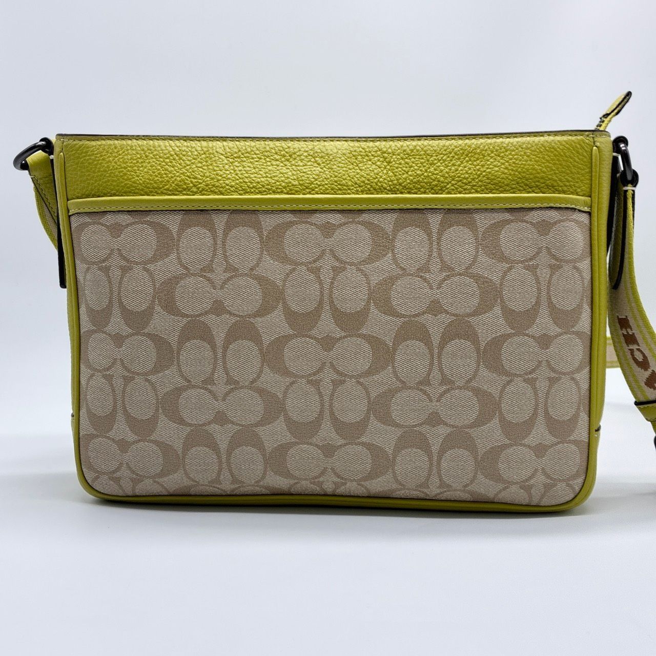 極美品】COACH コーチ シグネチャー ショルダーバッグ CH076 レザー