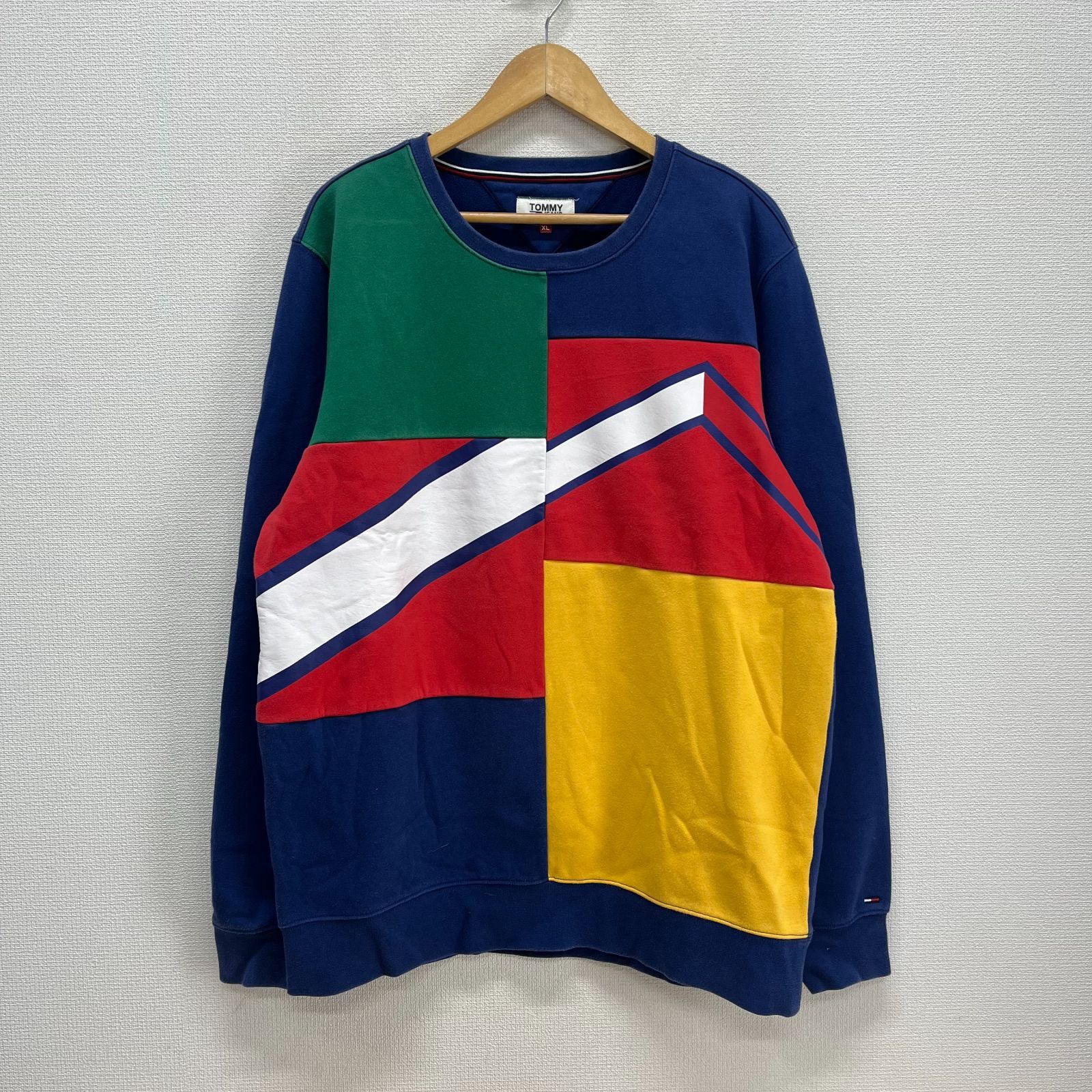 TOMMY JEANS トミージーンズ TOMMY HILFIGER パネル クルーネック 