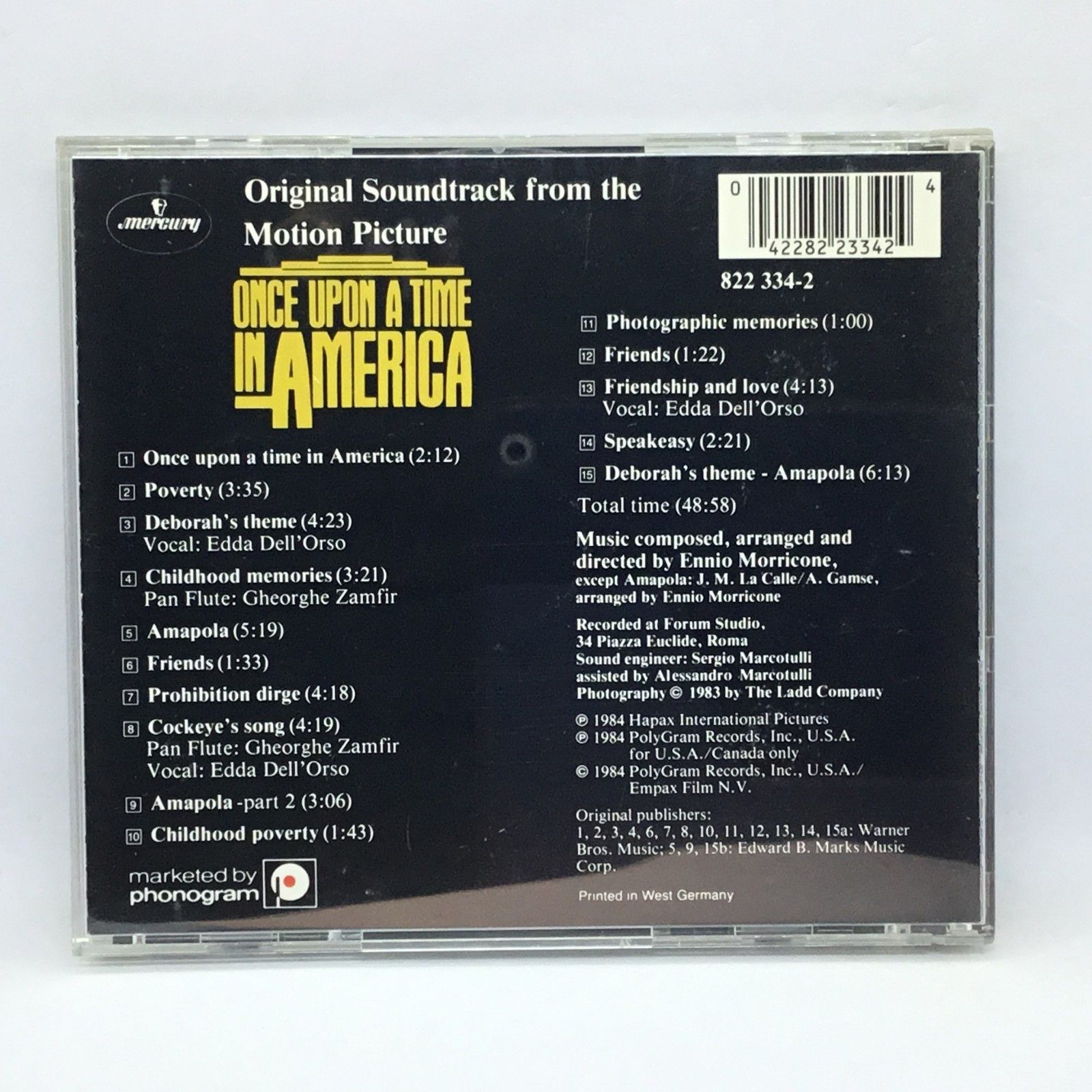 ○ 西独盤 / デカ帯 ◇ エンニオ・モリコーネ / オリジナル・サウンド