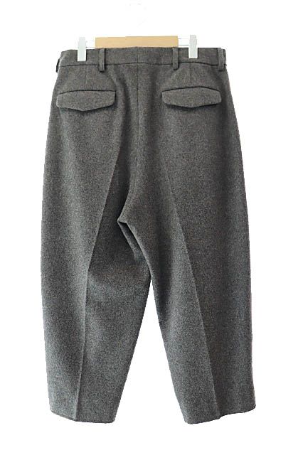 FUMITO GANRYU 20AW ウールパンツ FU4-PA-15 FUMITO GANRYU フミト 注文 ガンリュウ 20AW ウール バギー スラックス