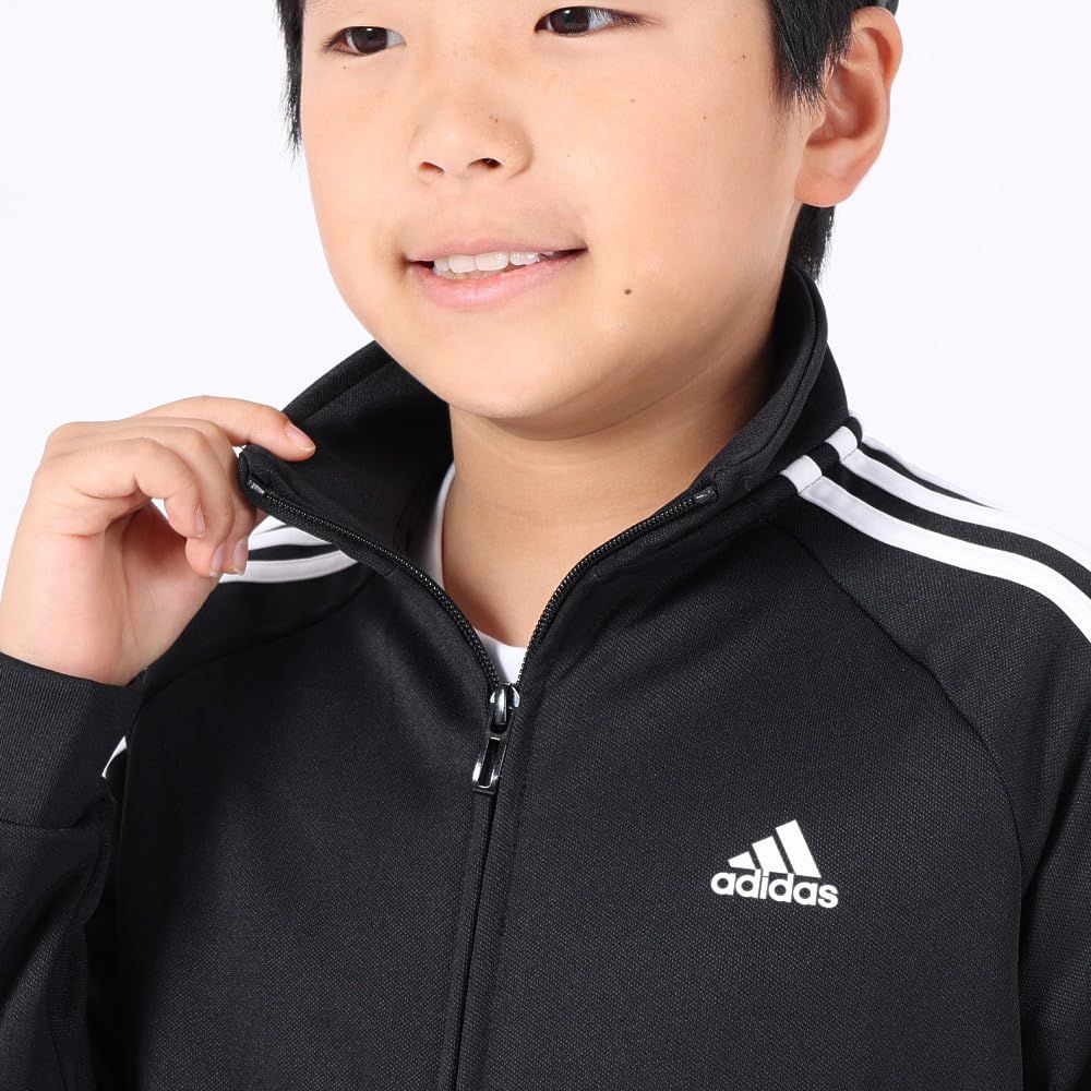  ジャージ上下セット キッズSERENO Top ブラック|ホワイト Bottom GS 8907 160 ジャージ キッズ服(100cm~)