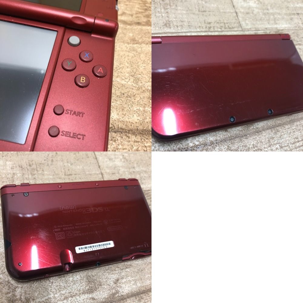 08w14611【動作確認済み】Newニンテンドー3DS LL（メタリックレッド