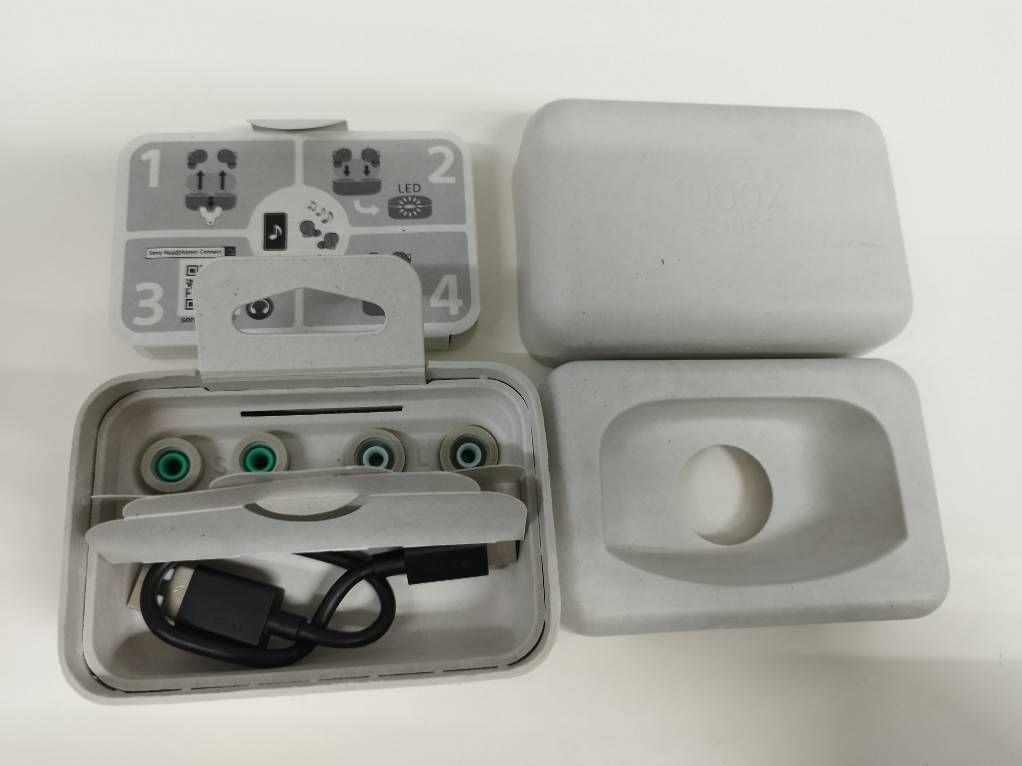 純正】SONY WF-1000XM4 付属品/外箱のみ！（プラチナシルバー） - メルカリ