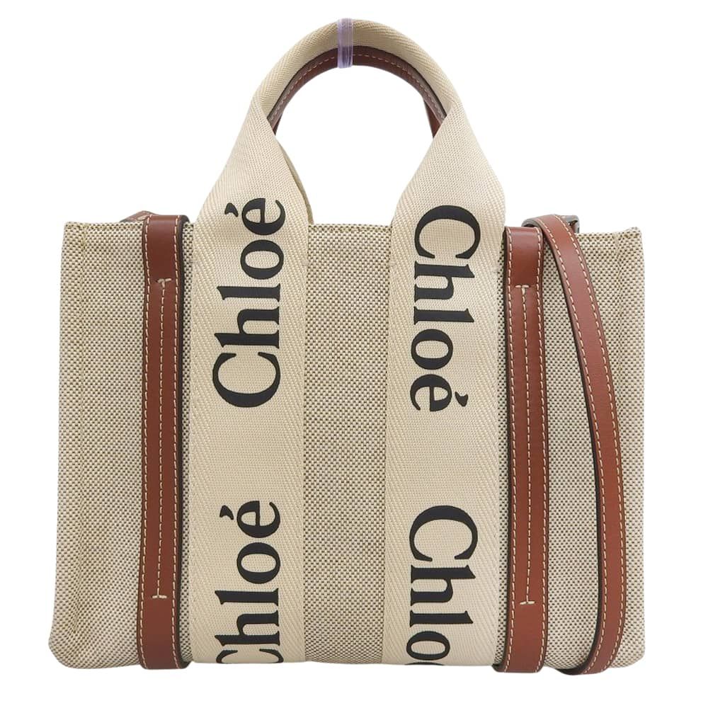 本物保証】 超美品 クロエ CHLOE ウッディスモール ハンドバッグ
