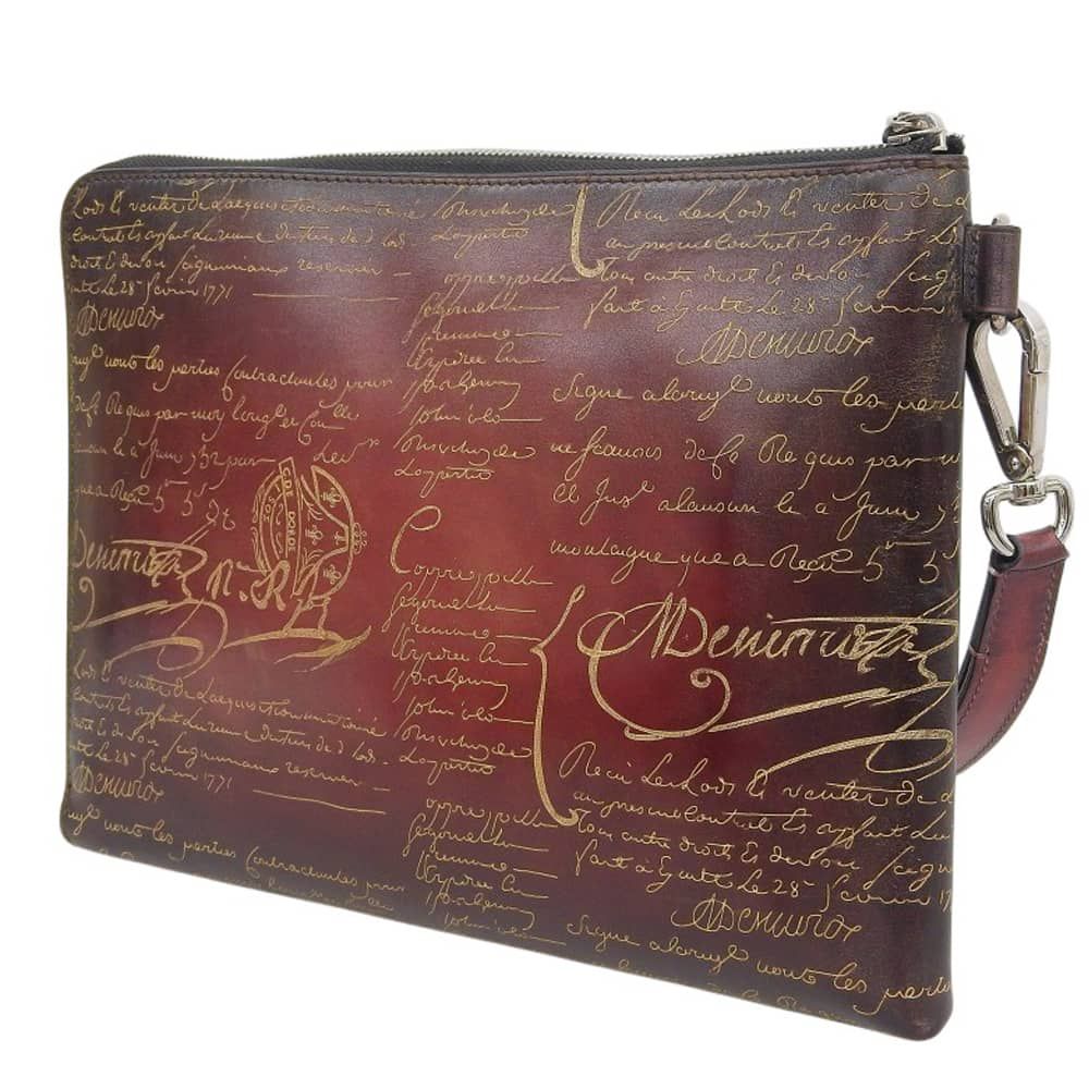 本物保証】 布袋付 超美品 ベルルッティ BERLUTI カリグラフィ ニノGM