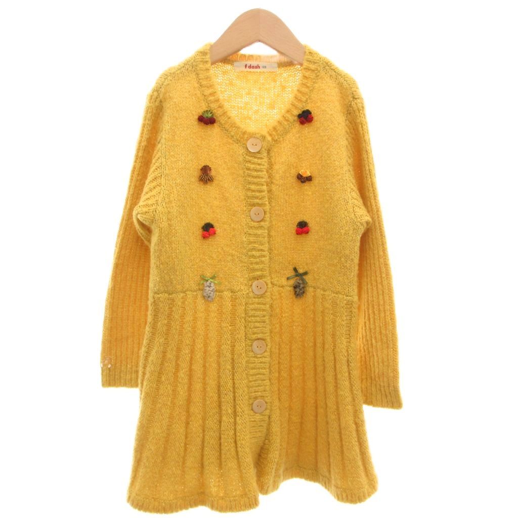 ファミリア Familiar 2点セット カーディガン ニット ワンピース 飾り