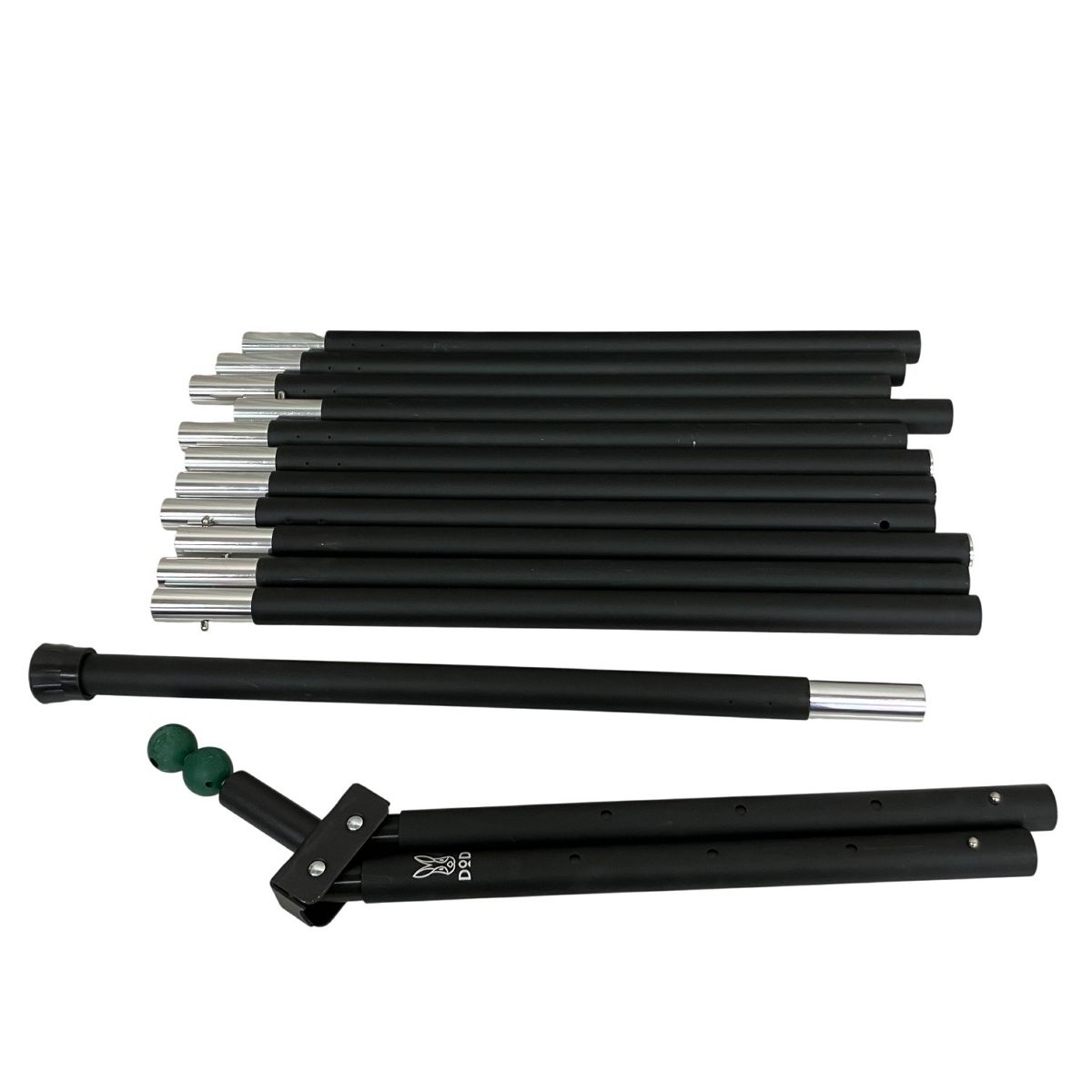 DOD FORK SET フタマタノキワミ KIWAMI FA 5 603 BK ポール テント キャンプ アウトドア 良好 ドリンクホルダー 救急用品