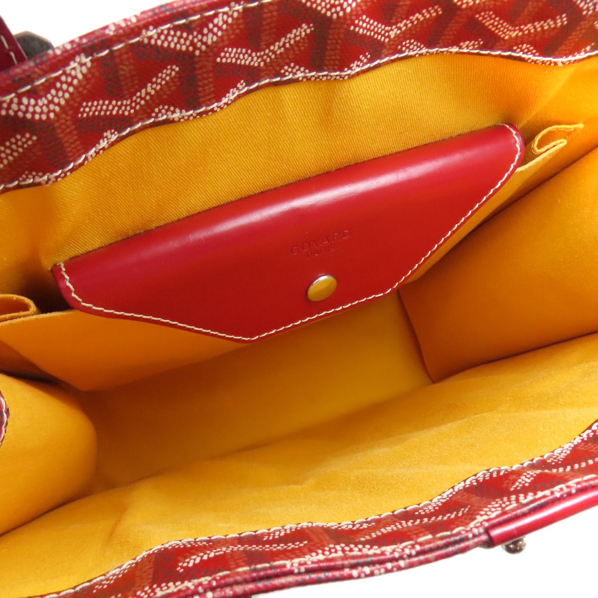 GOYARD ゴヤール ヘリンボーン柄 トートバッグ コーティングキャンバス