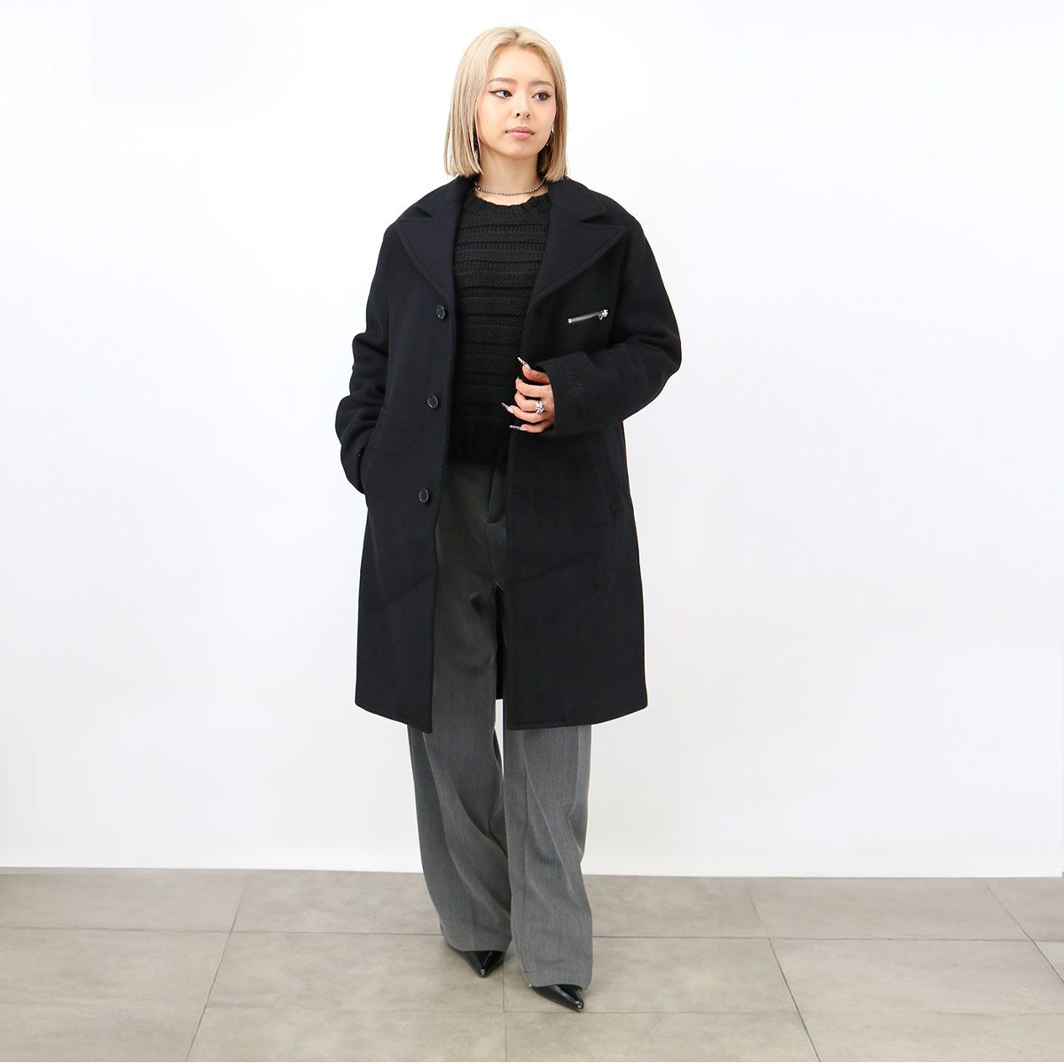 裏地キルティング ジャケット