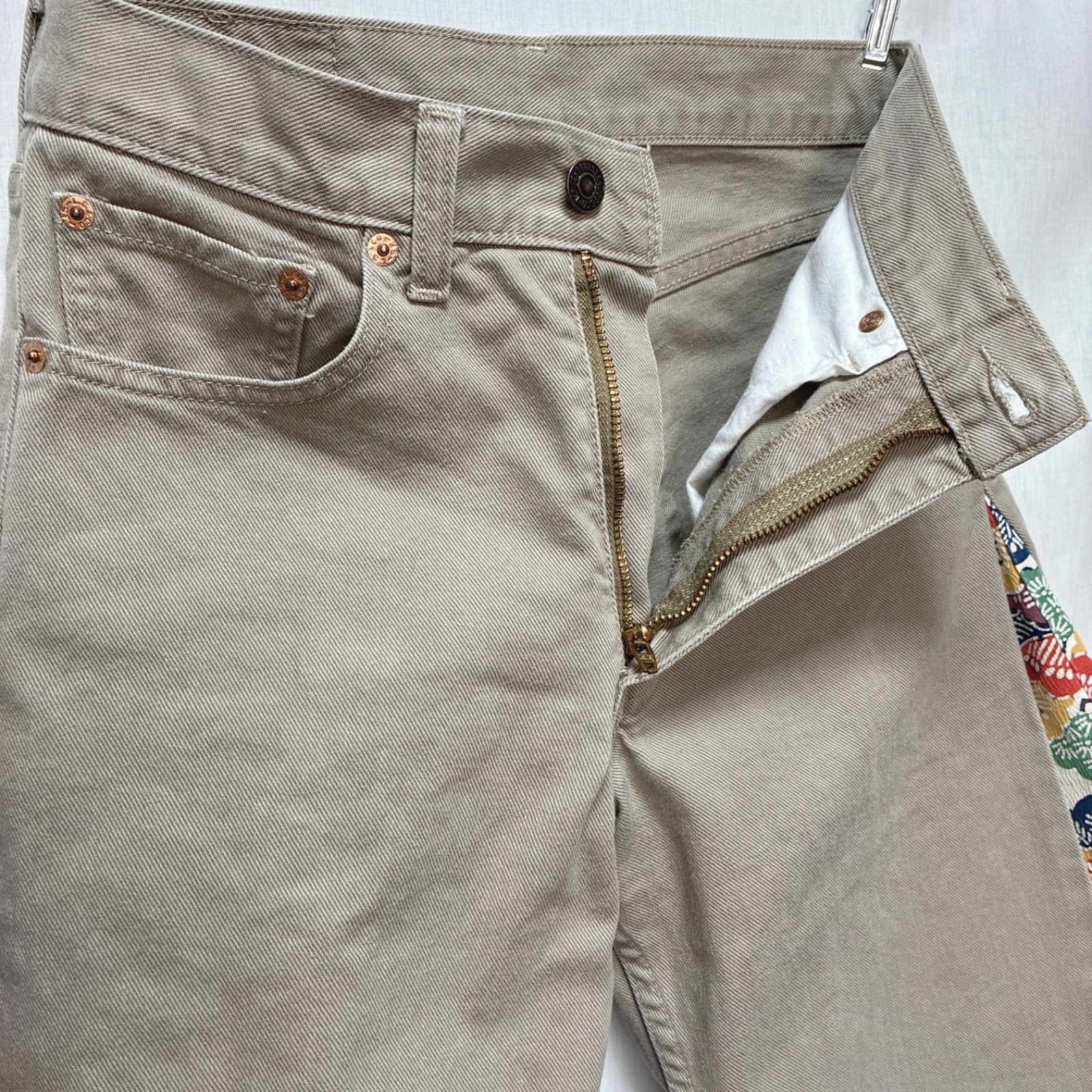  レディース 着物 リメイク フ デニム ブーツカットデニム フレアデニム デニム ジーンズ