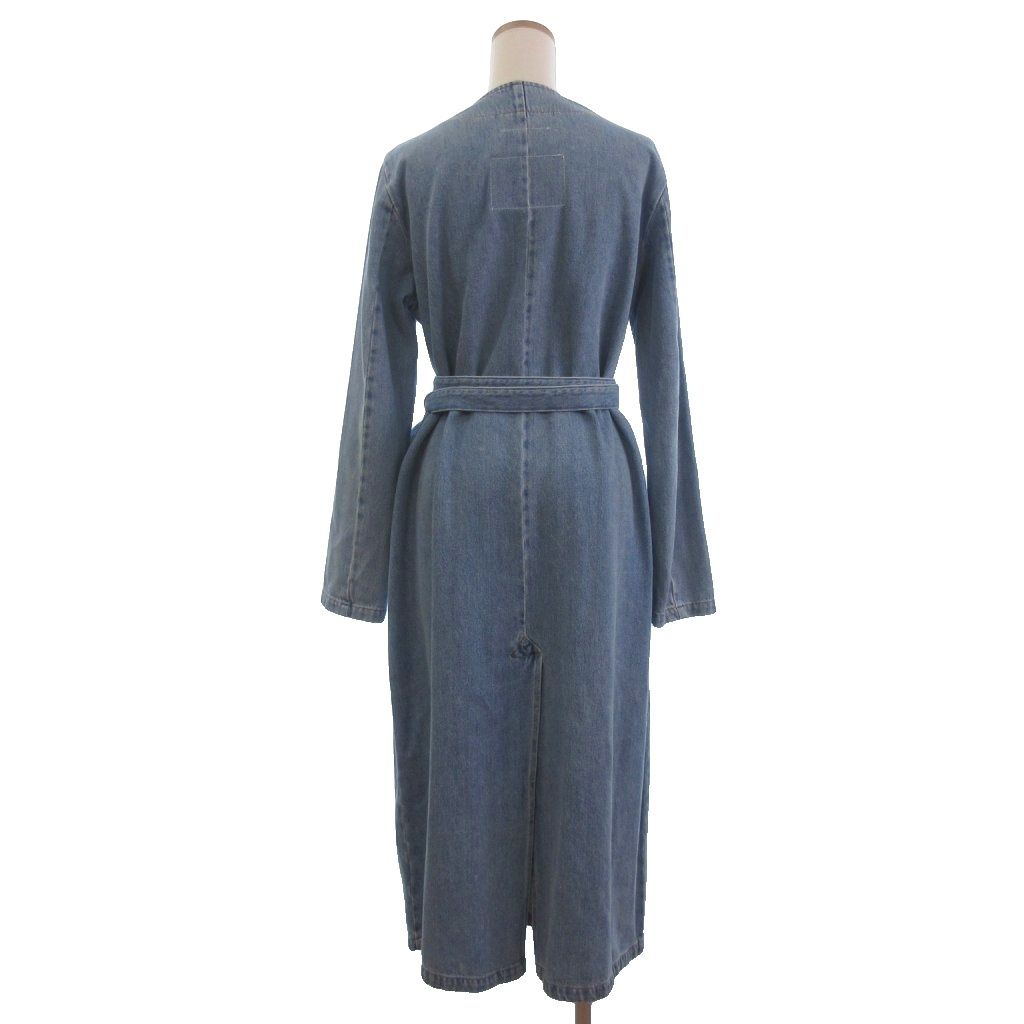 【中古】メゾンマルジェラ MM6 23SS TRENCH COAT カラーレス デニムコート S52AH0065 ライトブルー 42 レディース エムエムシックス メゾンマルジェラ MM6 Maison Margiela 23SS TRENCH