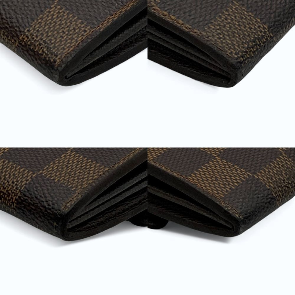 良品】 ルイヴィトン ダミエ ポルトフォイユ・サラ N61734 長財布