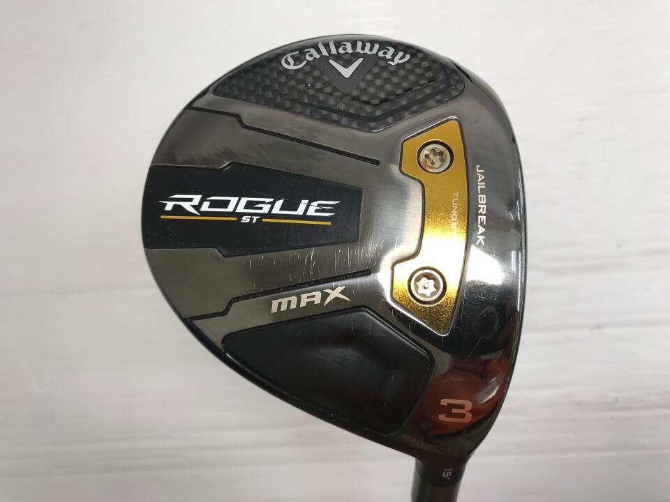 キャロウェイ　ROGUE ST MAX　15度　VENTUS BLUE 6　Xフレックス　フェアウェイウッド　中古【最短即日発送】
