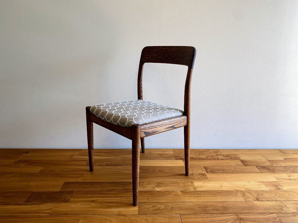 80s ヴィンテージ 秋田木工 No.16ダイニングチェア ミナペルホネン張替済 80s ヴィンテージ 秋田木工 No.16ダイニングチェア ミナペルホネン張替