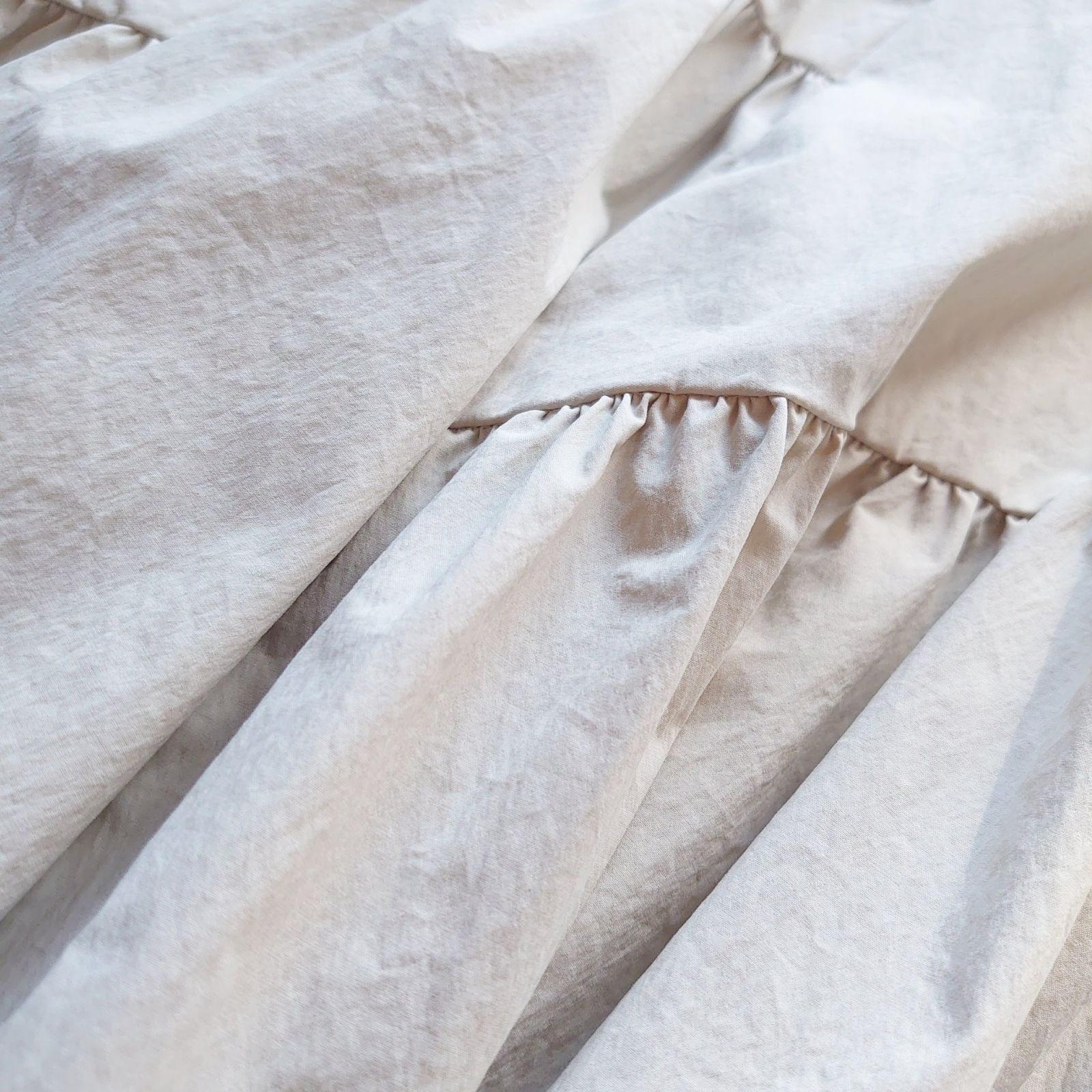 ナイロンタスランティアードスカート フ