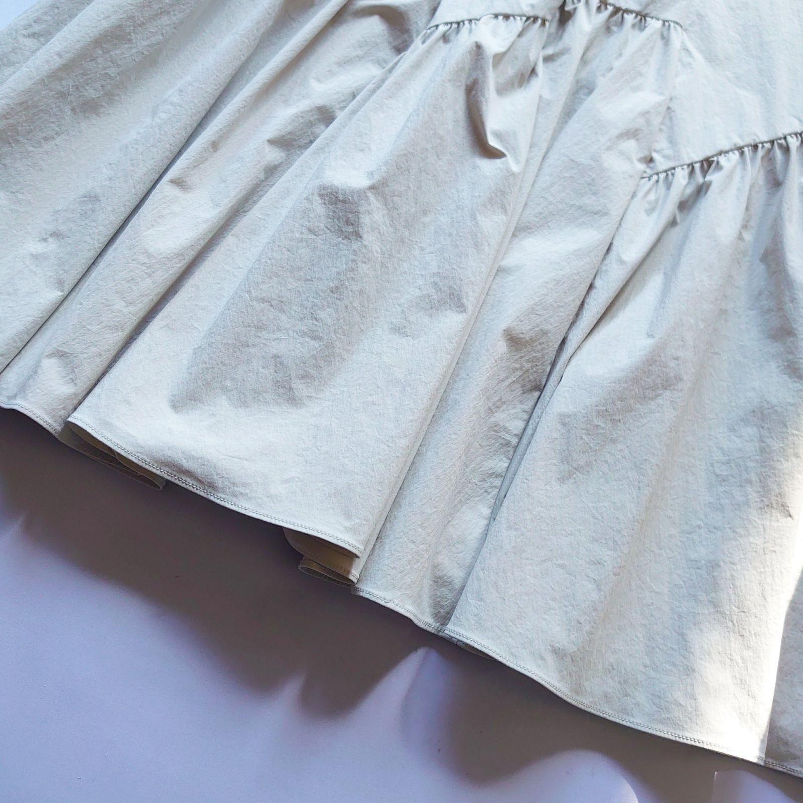 ハウスオブロータス ナイロンタスランティアードスカート