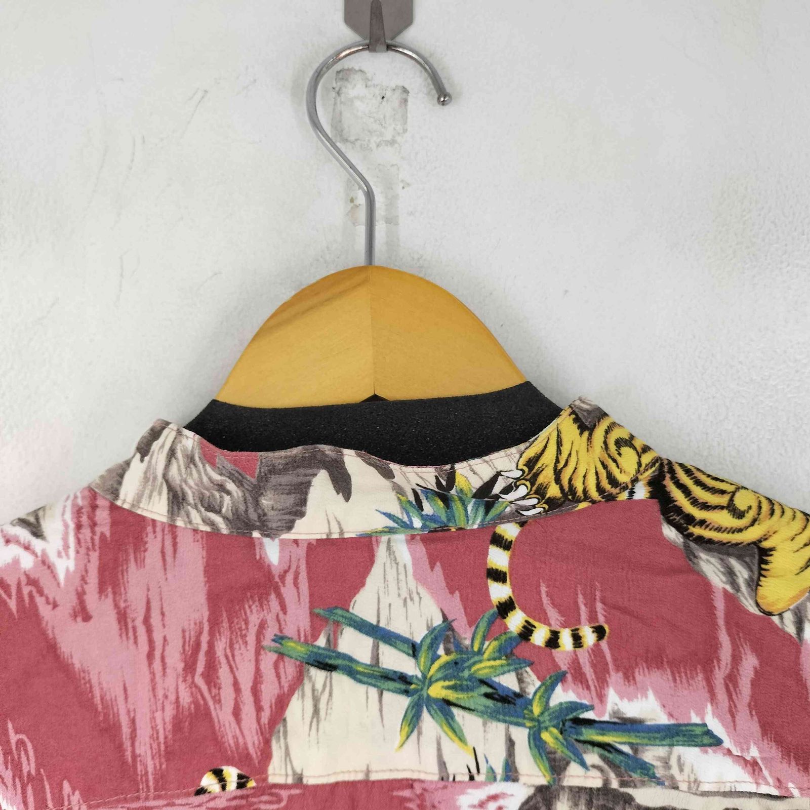 HYSTERIC GLAMOUR(ヒステリックグラマー) 90s シルエットロゴ アニマル レーヨンチャイナシャツ レディース FREE 【中古】【ブランド古着バズストア】 ヒステリックグラマー HYSTERIC GLAMOUR 90s シルエットロゴ アニマル