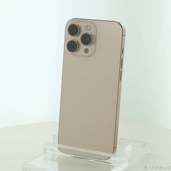 中古品〕 iPhone16 Pro Max 256GB デザートチタニウム MYWJ3J／A SIM