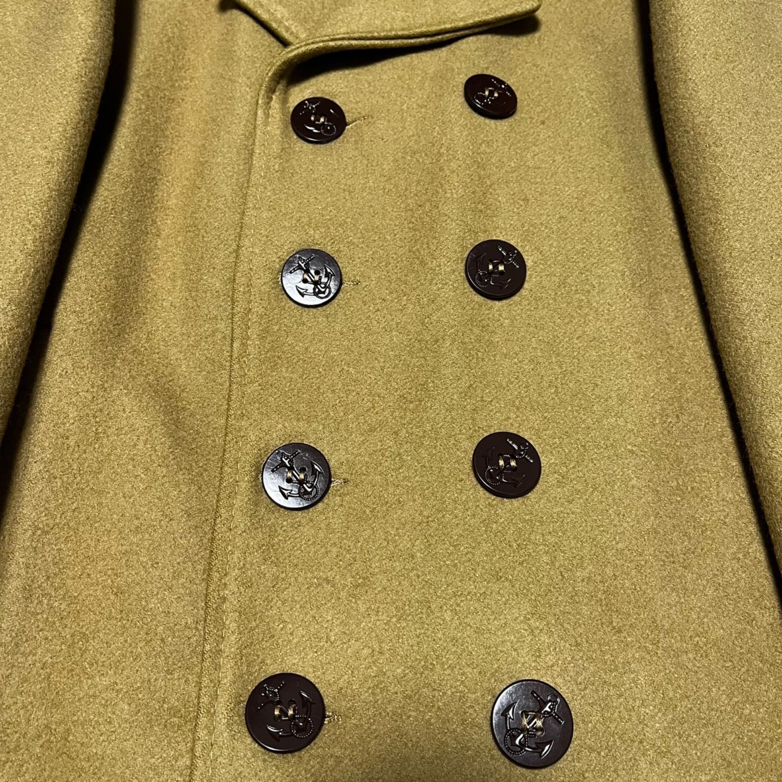 大きいサイズ Schott ショット ピーコート Pコート ウール ダブル