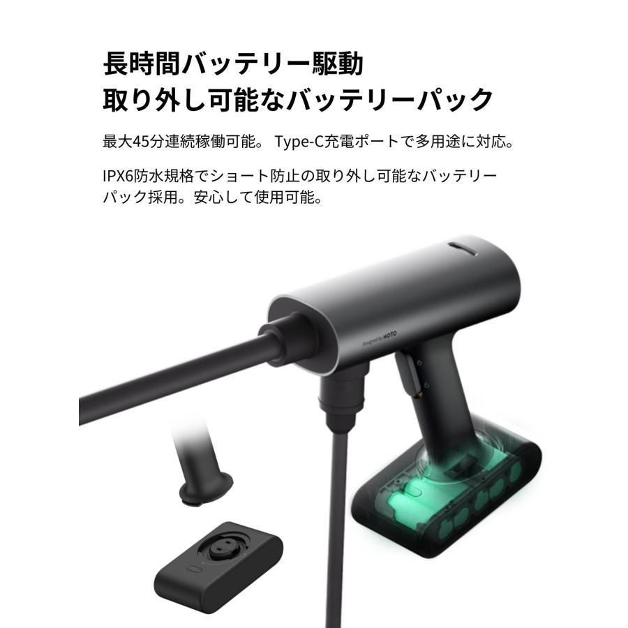  HOTO 高圧洗浄機 圧力洗浄機 強力な洗浄力 泡噴射モード 安全ロック機能 IPX 6防水バッテリー 最大25分使用 軽量設計 -SEK その他 掃除用具