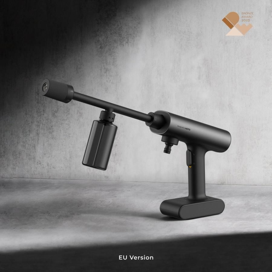 HOTO 高圧洗浄機 圧力洗浄機 強力な洗浄力 泡噴射モード 安全ロック機能 IPX 6防水バッテリー 最大25分使用 軽量設計 -SEK