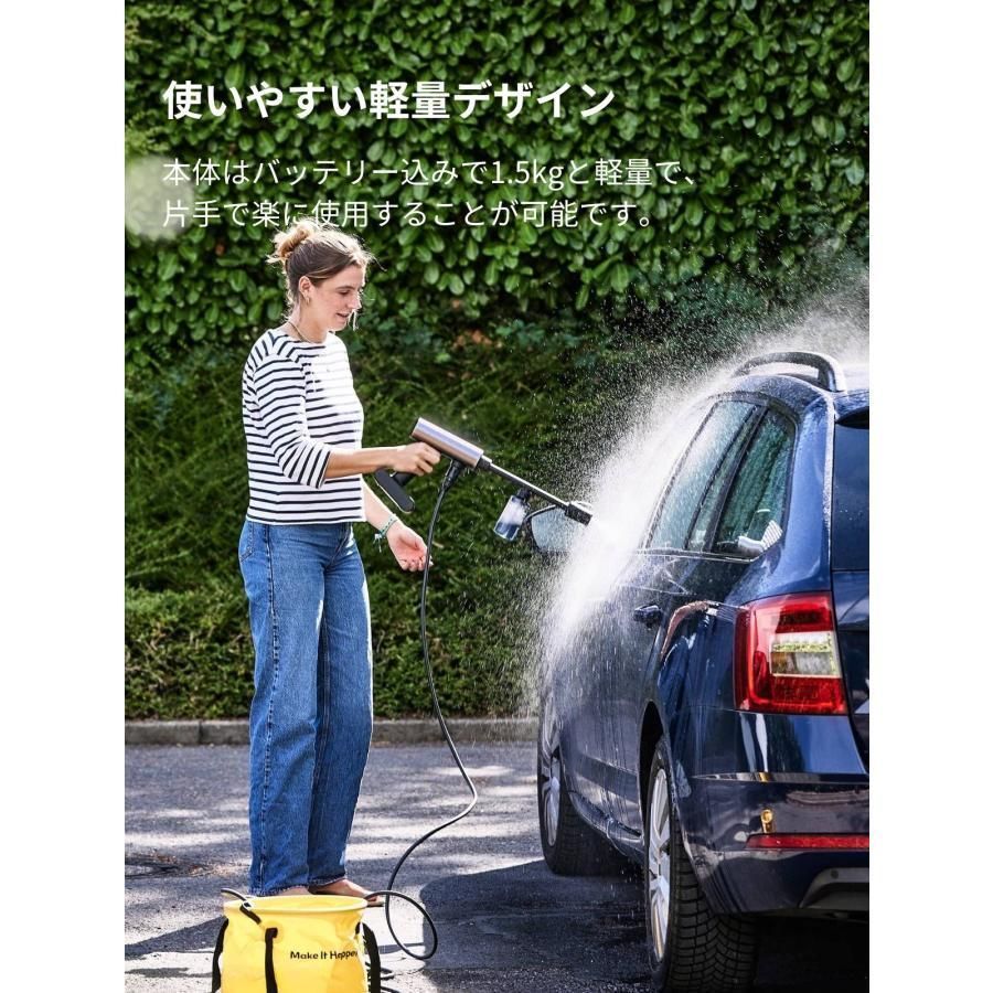 強力な洗浄力 泡噴射モード