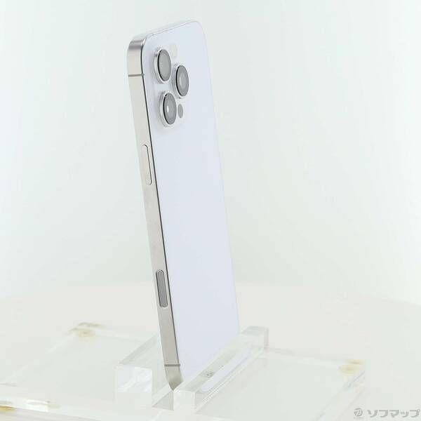 中古品〕 iPhone16 Pro Max 256GB ホワイトチタニウム NYWH3J／A SIM