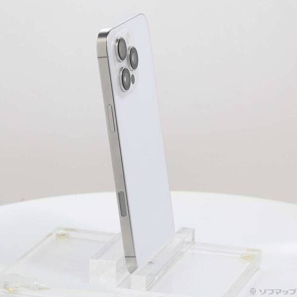中古品〕 iPhone16 Pro Max 256GB ホワイトチタニウム MYWH3J／A SIM