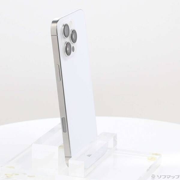 中古品〕 iPhone16 Pro Max 256GB ホワイトチタニウム MYWH3J／A SIM