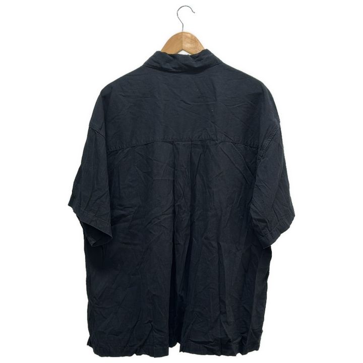 IS-NESS イズネス RELAX OPEN COLLAR SHIRT メンズ ブラック L