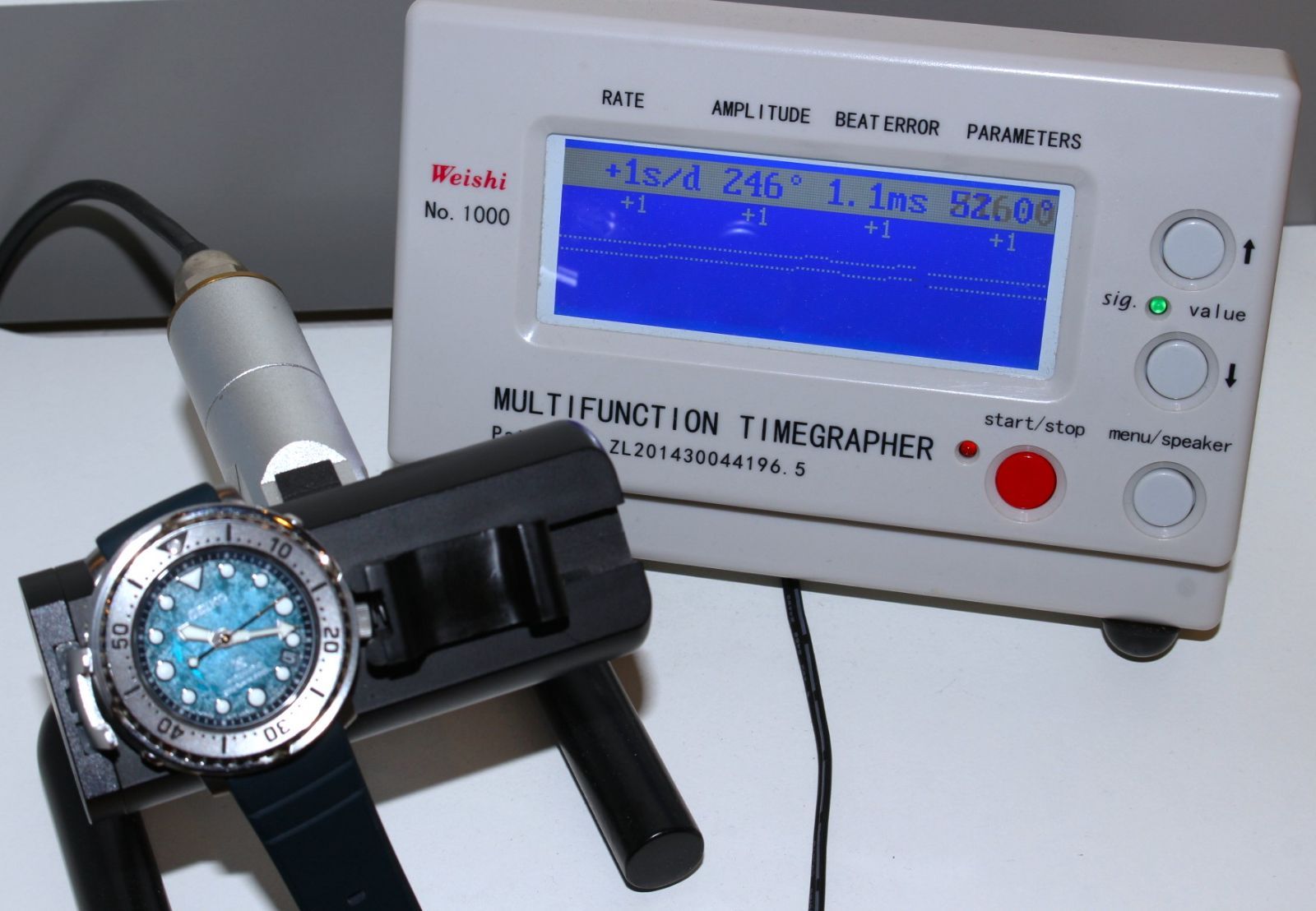 プロスペックス BL文字盤