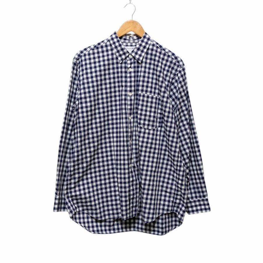 65 COMME des GARCONS SHIRT コムデギャルソンシャツ FOREVER Wide Classic ギンガムチェック シャツ CDGS 1 CG サイズ M