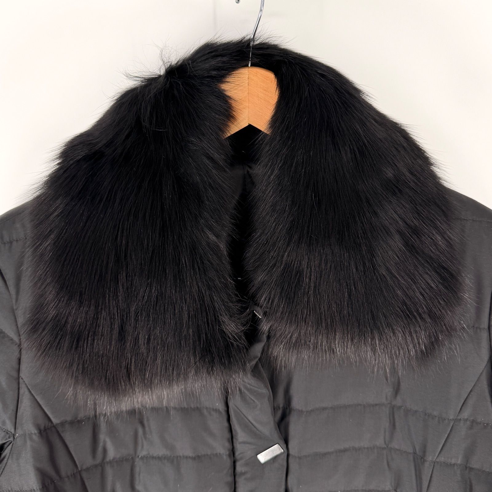 新品 Chumandor シュマンドール ロングダウンコート フォックスファー 