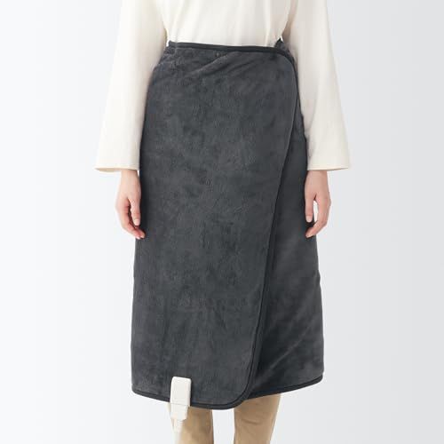  無印 羽織れる電気ブランケット チャコール 幅130×奥行80 cm MJ- af 50 f 3 e 4 その他 キッチン 食器