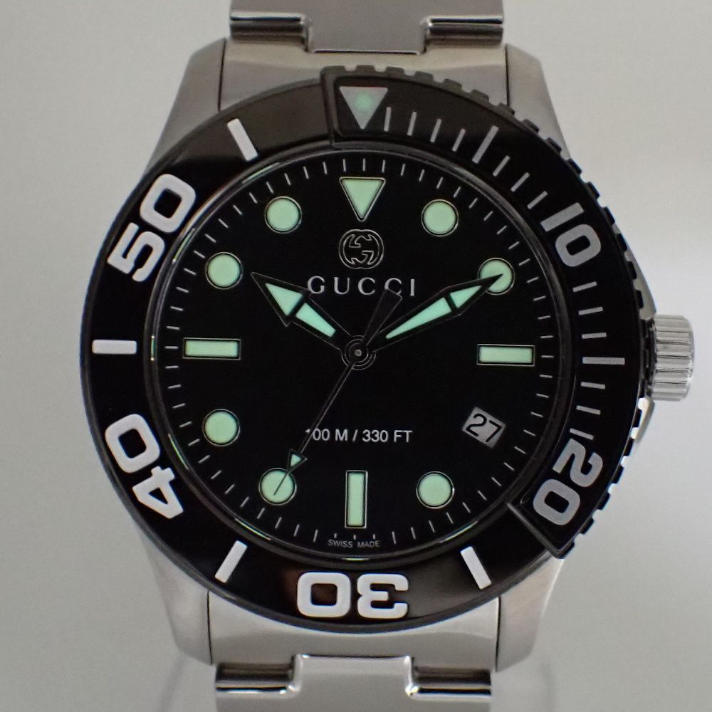 GUCCI グッチ 126.2 メンズ クォーツ 腕時計 ステンレススチール 