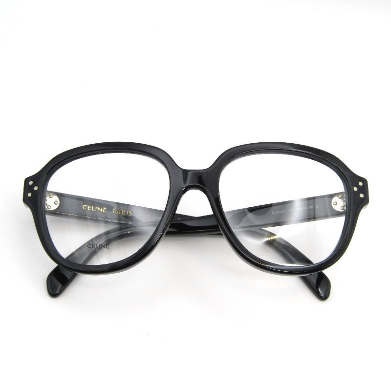 未使用 CELINE セリーヌ メガネフレーム CL50107I イタリア製 001 ブラック  54000155