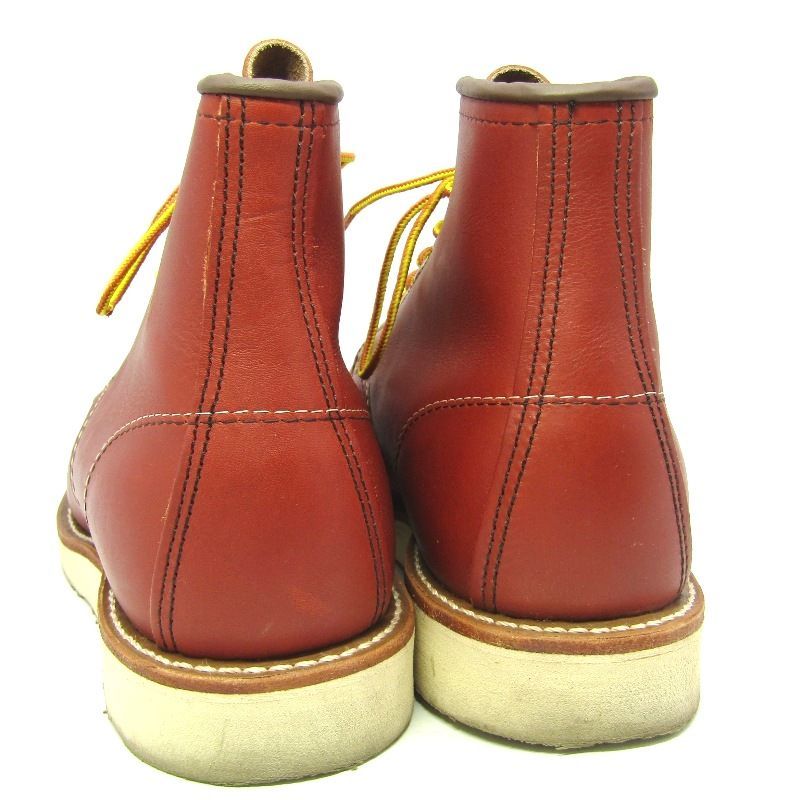 RedWing　レッドウイング　8875　四角犬タグ　美品　箱付き 美品 REDWING レッドウィング US7D 25cm モックトゥ 8875 復刻 四角犬