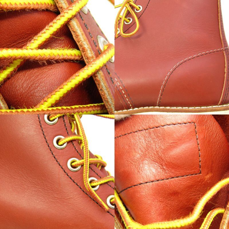 美品 REDWING レッドウィング US7D 25cm モックトゥ 8875 復刻 四角犬