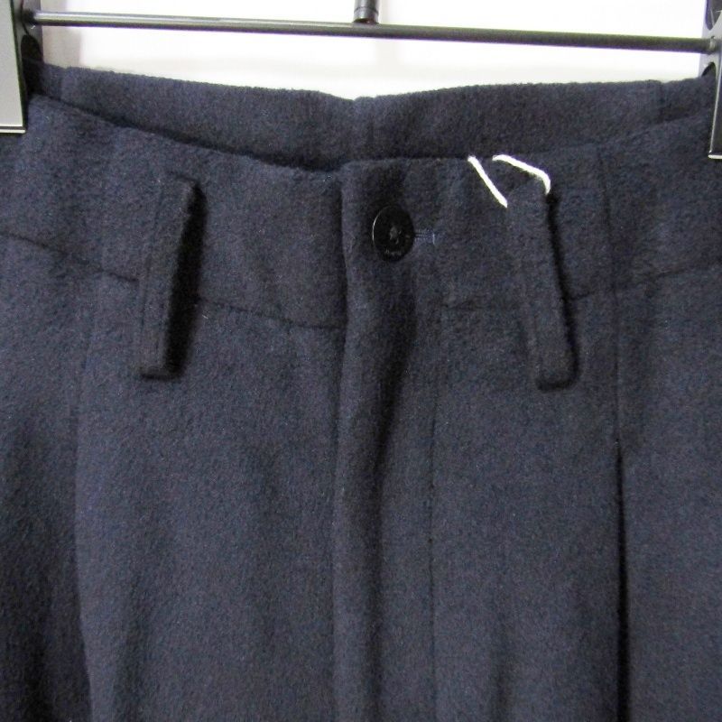 未使用 SandWaterr サンドウォーター スラックスパンツ SW-P0301 RESEARCHED TUCK SLACKS リサーチ ド ネイビー 1 27112013 未使用 SandWaterr サンドウォーター スラックスパンツ SW-P0301