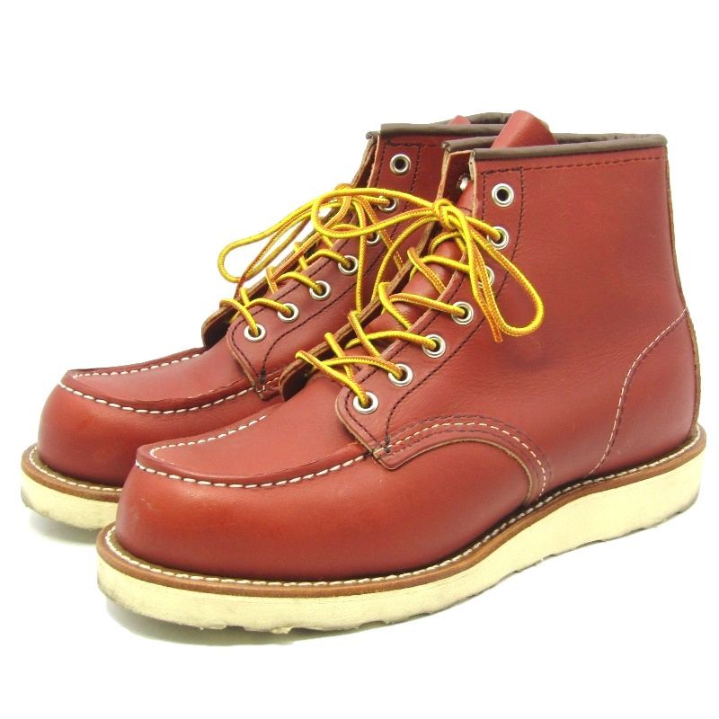 美品 REDWING レッドウィング US7D 25cm モックトゥ 8875 復刻 四角犬
