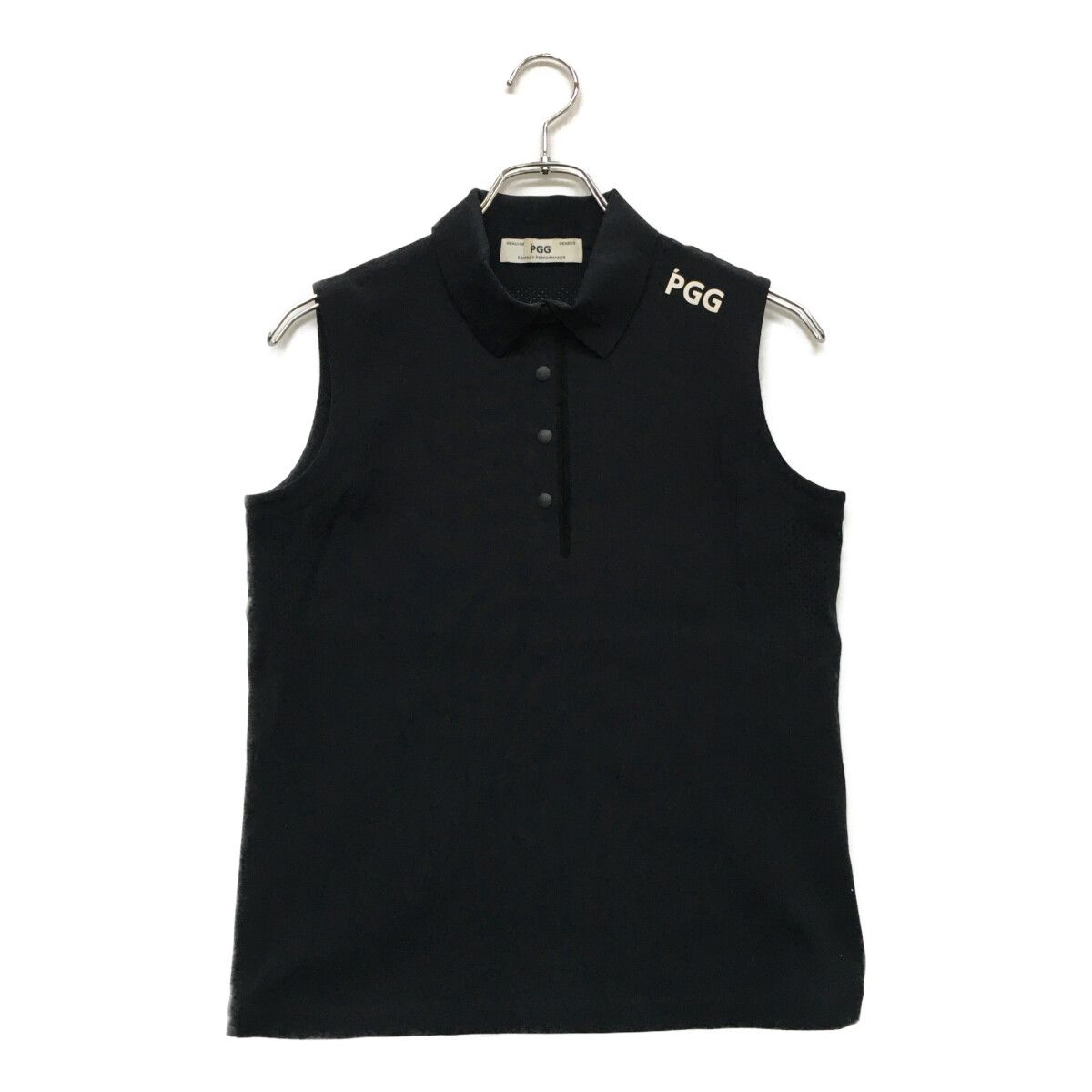 中古 レディース パーリーゲイツ PEARLY GATES ノースリーブ 0(S) 紺