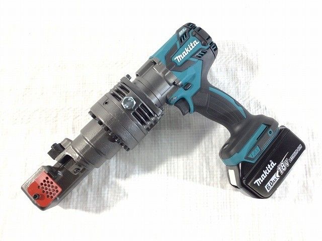  makita マキタ 18 V 充電式鉄筋カッタ 青 ブルー バッテリー 6.0 Ah 充電器 パーツ ケース120120 バンドソー 切断工具 切断機